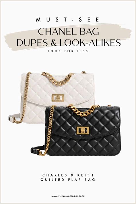 large chanel bag dupe|dupe chanel flap bag quilted.